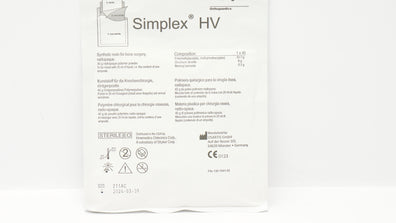 Stryker 130-1541-02 Simplex HV Radiopaque Synthetic Resin (x)